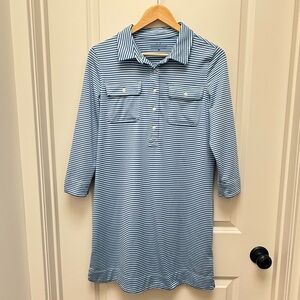 Vineyard Vines Margo Long Sleeve Shirt Dress Size M